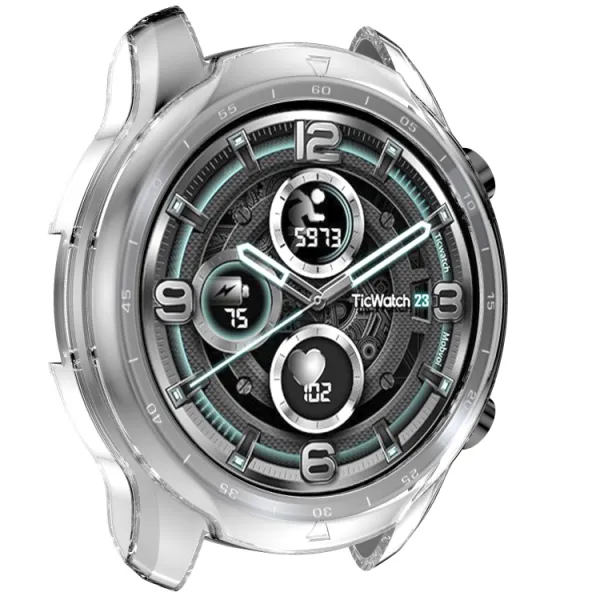 TPU Ochranný obal TicWatch Pro 3 priehľadný