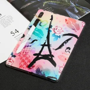 ART Silikónový kryt Samsung Galaxy Tab S8+ / S7+ / S7 FE PARIS TOWER