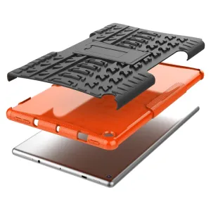 STAND Extra odolný obal Amazon Kindle Fire HD 10 2019 / 2017 (9. generácia / 7. generácia) oranžový