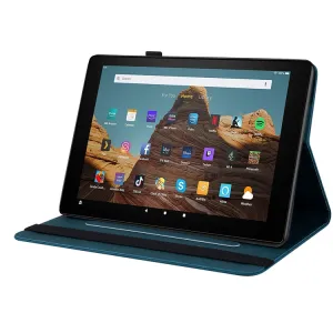 ART BUTTERFLY Zaklápacie puzdro Amazon Kindle Fire HD 10 2019 / 2017 (9. generácia / 7. generácia) modré