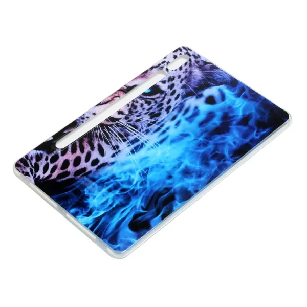 ART Silikónový kryt Samsung Galaxy Tab S8+ / S7+ / S7 FE BLUE LEOPARD