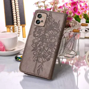 ART BUTTERFLY Peňaženkový kryt Motorola Moto G32 šedý