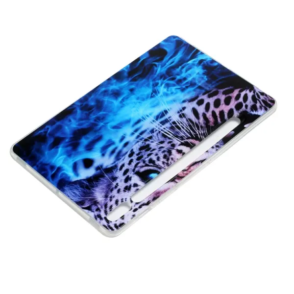 ART Silikónový kryt Samsung Galaxy Tab S8+ / S7+ / S7 FE BLUE LEOPARD