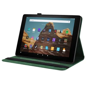 ART BUTTERFLY Zaklápacie puzdro Amazon Kindle Fire HD 10 2019 / 2017 (9. generácia / 7. generácia) zelené