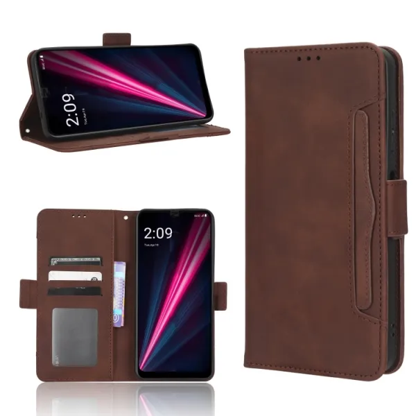 SLOT Peňaženkový obal pre T Phone Pro / T Phone Pro 2023 hnedý