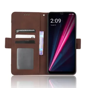 SLOT Peňaženkový obal pre T Phone Pro / T Phone Pro 2023 hnedý