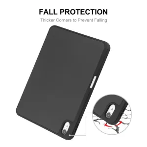 ENKAY LEATHER Zaklápací obal pre Apple iPad (A16) 2025 / iPad 2022 fialový