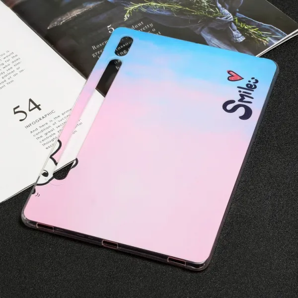 ART Silikónový kryt Samsung Galaxy Tab S8+ / S7+ / S7 FE SMILE