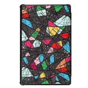 ART Zaklápací obal Amazon Kindle Fire HD 10 2019 / 2017 (9. generácia / 7. generácia) COLORFUL