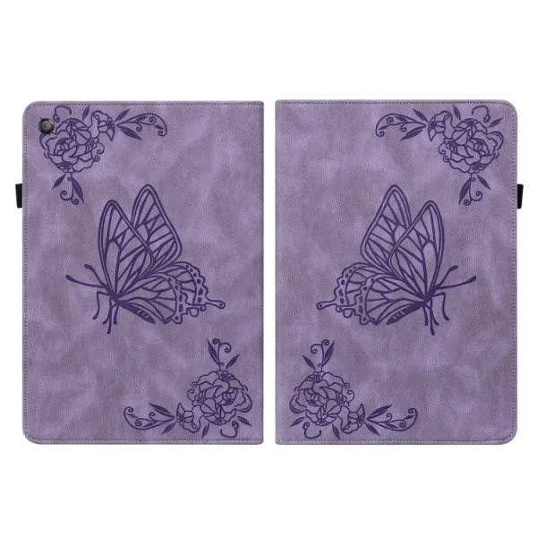 ART BUTTERFLY Zaklápacie puzdro Amazon Kindle Fire HD 10 2019 / 2017 (9. generácia / 7. generácia) fialové