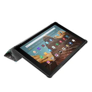ART Zaklápací obal Amazon Kindle Fire HD 10 2019 / 2017 (9. generácia / 7. generácia) COLORFUL