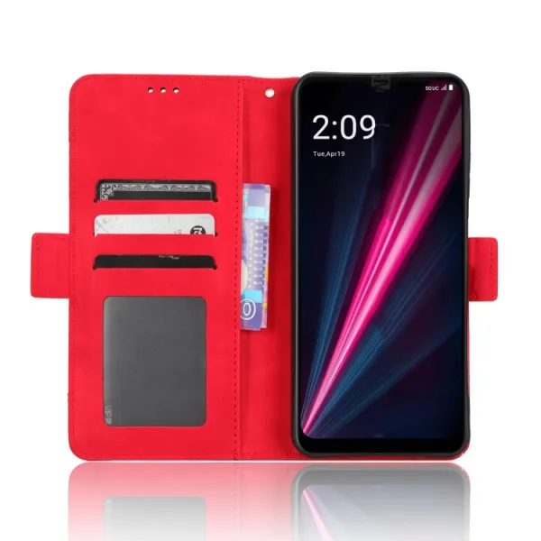 SLOT Peňaženkový obal pre T Phone Pro / T Phone Pro 2023 červený