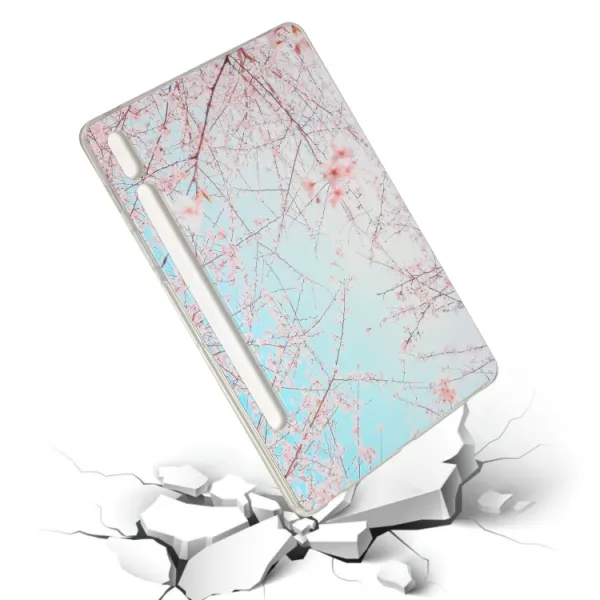 ART Silikónový kryt Samsung Galaxy Tab S8+ / S7+ / S7 FE CHERRY BLOSSOM