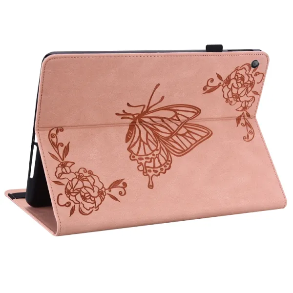 ART BUTTERFLY Zaklápacie puzdro Amazon Kindle Fire HD 10 2019 / 2017 (9. generácia / 7. generácia) ružové