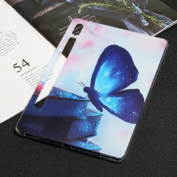 ART Silikónový kryt Samsung Galaxy Tab S8+ / S7+ / S7 FE BUTTERFLY