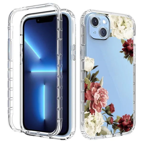 DUAL ART Odolný kryt Apple iPhone 14 Plus BOUQUET