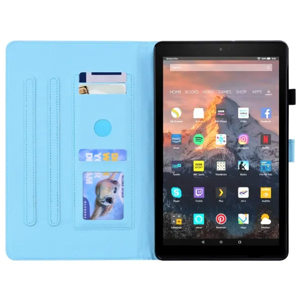 ART Zaklápací obal Amazon Kindle Fire HD 10 2019 / 2017 (9. generácia / 7. generácia) PANDA
