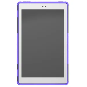 STAND Extra odolný obal Amazon Kindle Fire HD 10 2019 / 2017 (9. generácia / 7. generácia) fialový