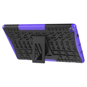 STAND Extra odolný obal Amazon Kindle Fire HD 10 2019 / 2017 (9. generácia / 7. generácia) fialový