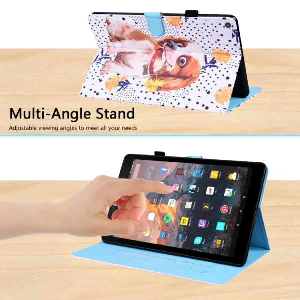 ART Zaklápací obal Amazon Kindle Fire HD 10 2019 / 2017 (9. generácia / 7. generácia) DOG