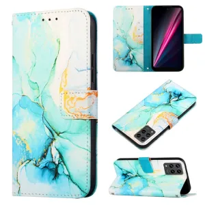 ART MARBLE Peňaženkový kryt T Phone Pro / T Phone Pro 2023 GREEN