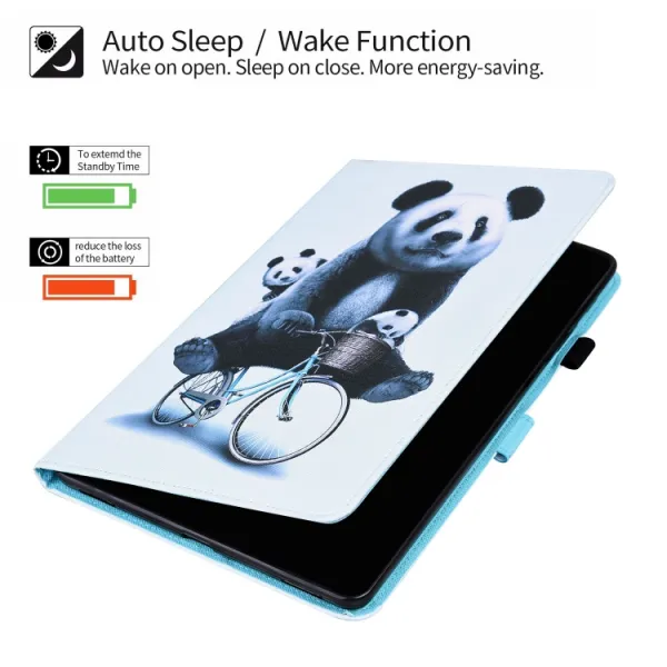 ART Zaklápací obal Amazon Kindle Fire HD 10 2019 / 2017 (9. generácia / 7. generácia) PANDA