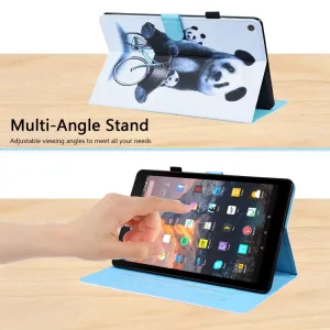 ART Zaklápací obal Amazon Kindle Fire HD 10 2019 / 2017 (9. generácia / 7. generácia) PANDA