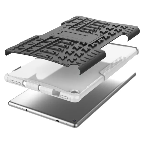 STAND Extra odolný obal Amazon Kindle Fire HD 10 2019 / 2017 (9. generácia / 7. generácia) biely