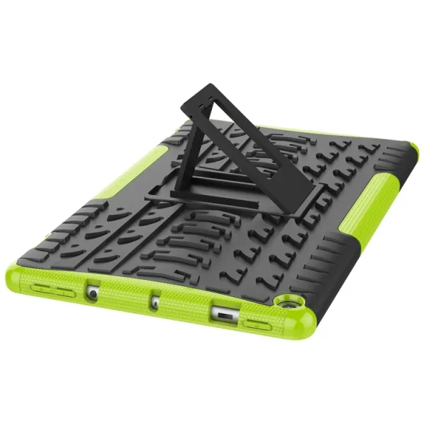 STAND Extra odolný obal Amazon Kindle Fire HD 10 2019 / 2017 (9. generácia / 7. generácia) zelený