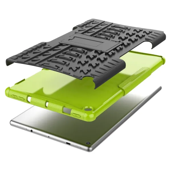 STAND Extra odolný obal Amazon Kindle Fire HD 10 2019 / 2017 (9. generácia / 7. generácia) zelený
