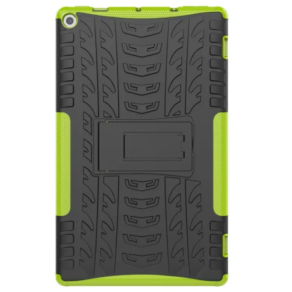 STAND Extra odolný obal Amazon Kindle Fire HD 10 2019 / 2017 (9. generácia / 7. generácia) zelený