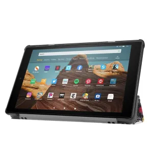ART Zaklápací obal Amazon Kindle Fire HD 10 2019 / 2017 (9. generácia / 7. generácia) GRAFFITTI