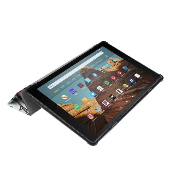ART Zaklápací obal Amazon Kindle Fire HD 10 2019 / 2017 (9. generácia / 7. generácia) GRAFFITTI