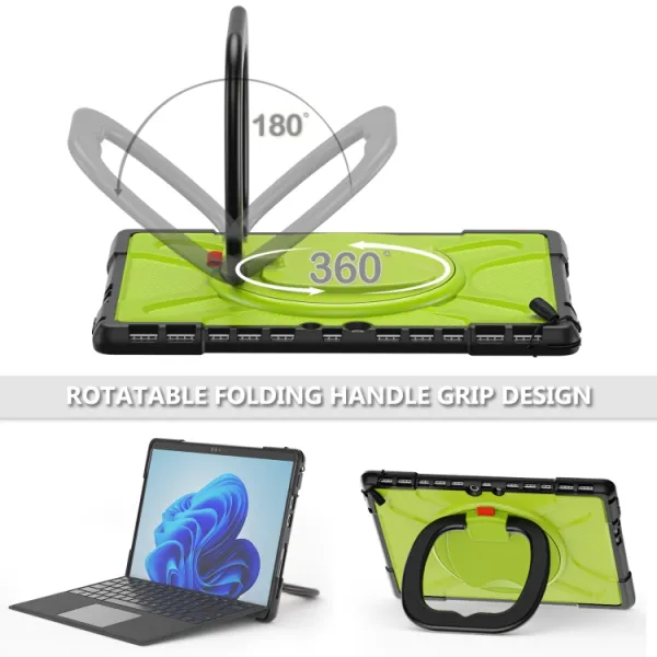 STANDING ULTRA Odolný Kryt Microsoft Surface Pro 8 zelený