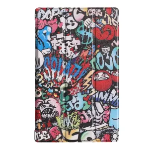ART Zaklápací obal Amazon Kindle Fire HD 10 2019 / 2017 (9. generácia / 7. generácia) GRAFFITTI