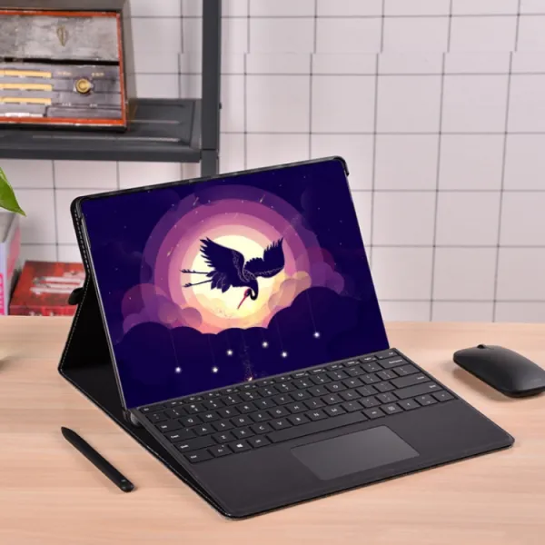 CLEVER Zaklápací obal pre Microsoft Pro 8 modrý