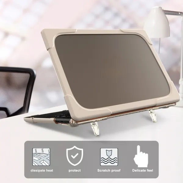 RUGGED Odolné puzdro pre Microsoft Surface 3 / 4 13.5" (1769 / 1867 / 1958) béžový