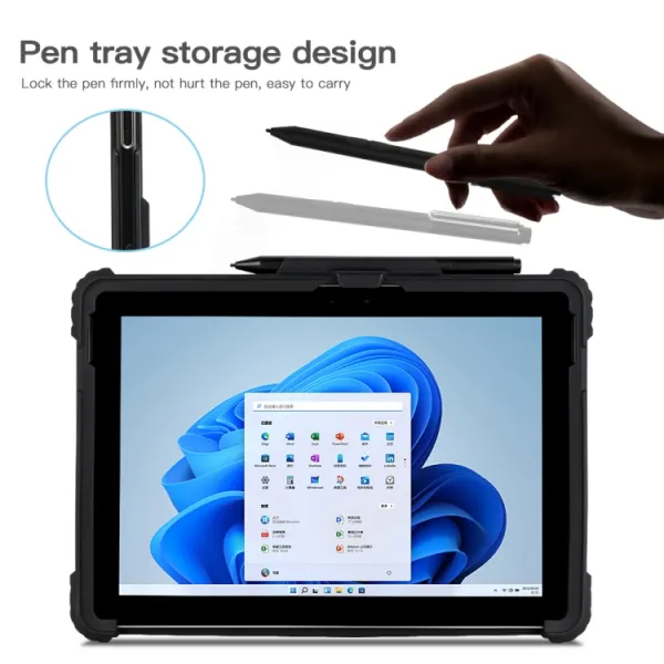 ACRYLIC Ochranný kryt s držiakom Microsoft Surface Pro 8 priehľadný