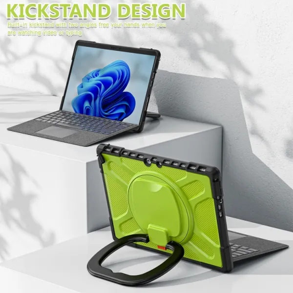 STANDING ULTRA Odolný Kryt Microsoft Surface Pro 8 zelený