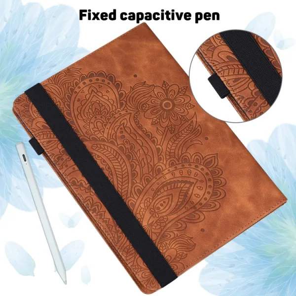 ART ORNAMENT Zaklápacie puzdro Xiaomi Redmi Pad hnedé