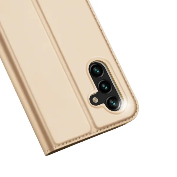 DUX Peňaženkový kryt Samsung Galaxy A04s zlatý