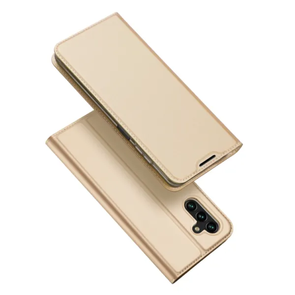 DUX Peňaženkový kryt Samsung Galaxy A04s zlatý