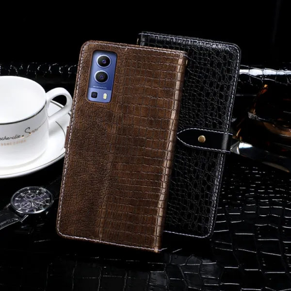 CROCODILE Peňaženkový obal Vivo Y57 5G modrý