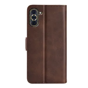 SIDE Peňaženkové puzdro pre Huawei Nova 10 tmavohnedé