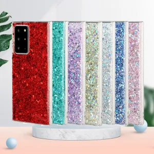 GLITTER ochranný obal Samsung Galaxy Note 10 Plus ružový