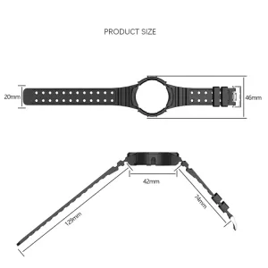 GLACIER Ochranné puzdro pre Huawei Watch GT Cyber šedé