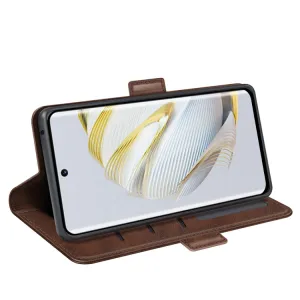 SIDE Peňaženkové puzdro pre Huawei Nova 10 tmavohnedé