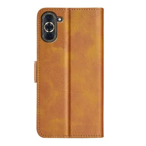 SIDE Peňaženkové puzdro pre Huawei Nova 10 svetlohnedé