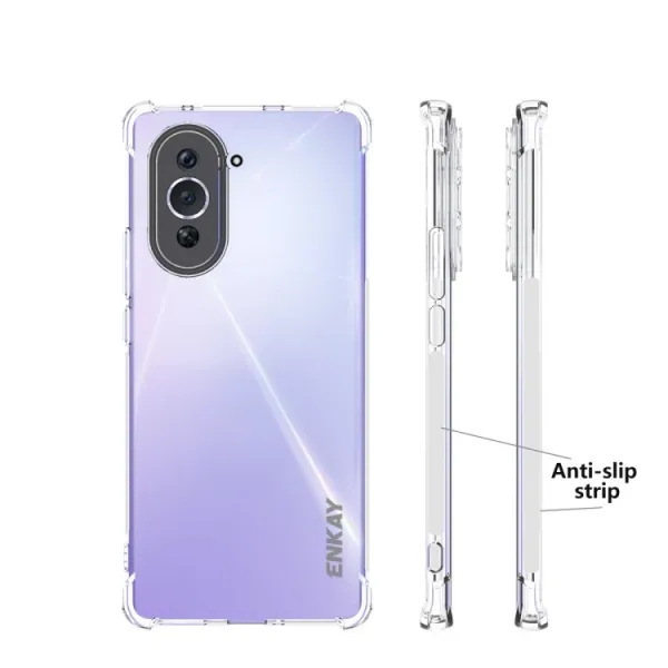 ENKAY AIRBAG Extra odolný kryt Huawei Nova 10 priehľadný