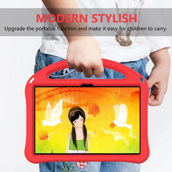 KIDDO Detský obal pre Xiaomi Redmi Pad červený